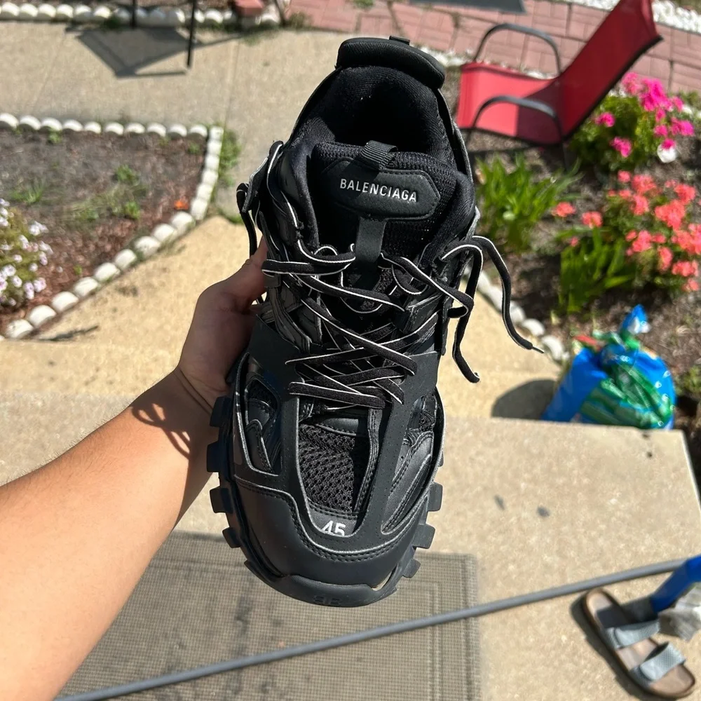 Balenciaga | Shoes | Black Led Balenciaga Tracks Size 452 | Poshmark